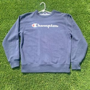 Champion navy blue crewneck size m